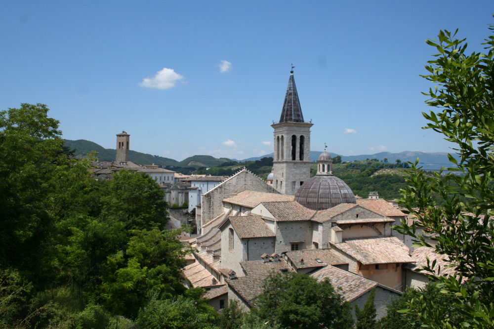 Spoleto Spoleto von oben